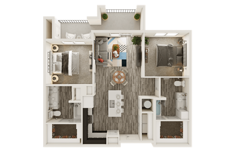 14015 University Pass Studio-2 Beds Apartment for Rent - Photo Gallery 21